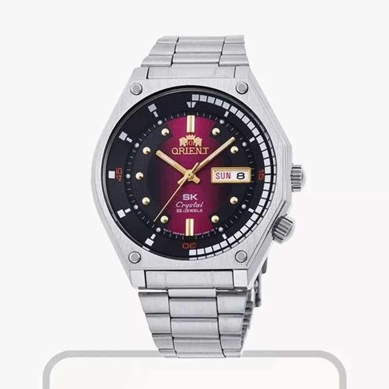 Orient Sports SK Automatic Maroon Dial Watch For Men's | RA-AA0B02R